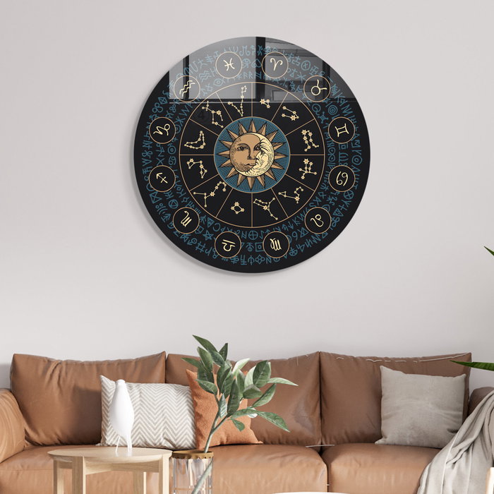 Wallity Cuadro decorativo de vidrio templado Multicolor 60 cm Wallity Cuadro decorativo de vidrio templado Multicolor 60 cm